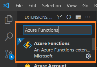 Extension of azure functions